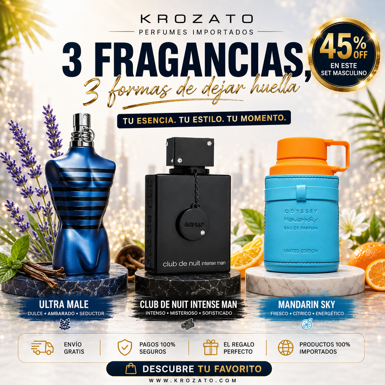 SET MASCULINO MODERNO